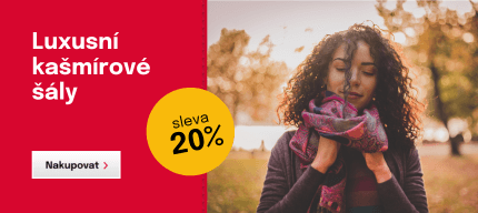 Kašmírové šály sleva 20 %